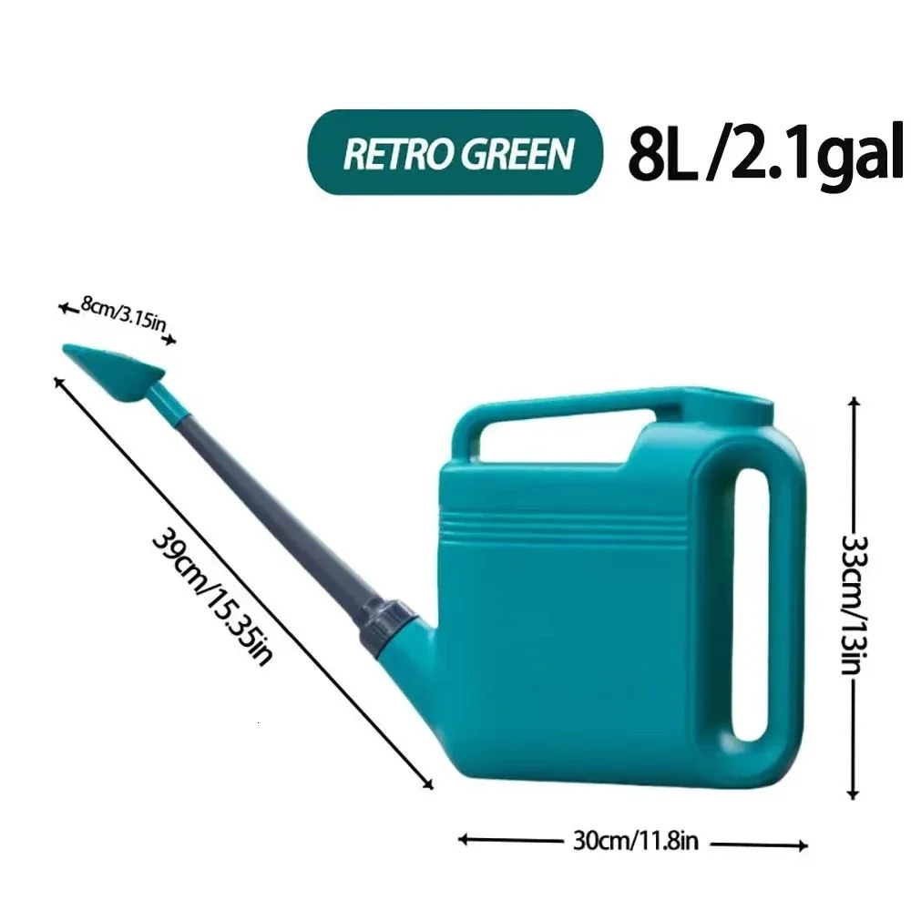 Set Da 2 Annaffiatoi Da Giardino Da 5 Litri - Con Doccetta E Manico Ergonomico In Plastica - Design Classico Per Piante Da Interno E Esterno, Cura Del Verde