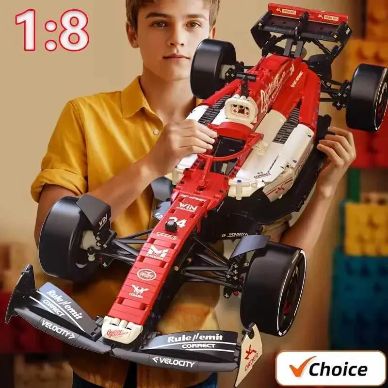 1:8 F1 Race Car Building Set MOC Blocks... From Freakhouse, $16.14 ...