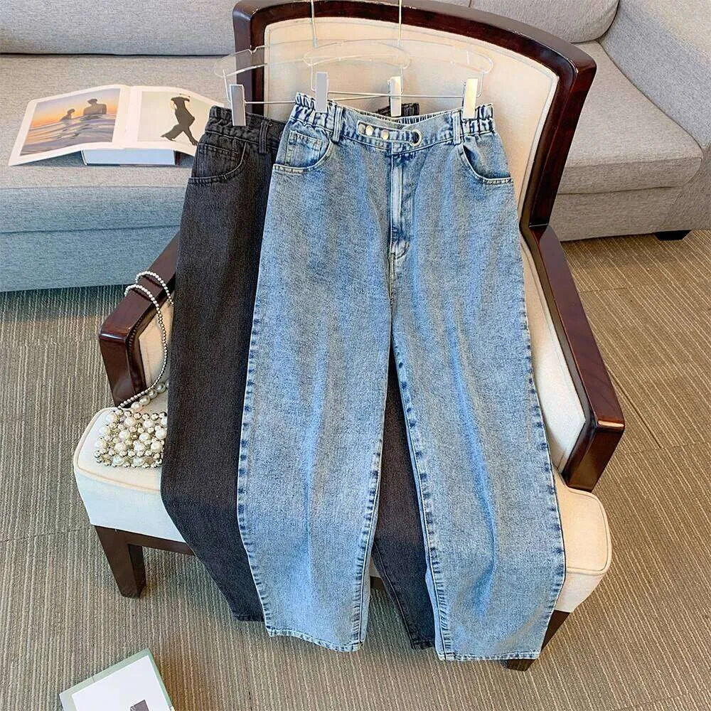 Save Big on Bulk Plus Size Denim Trousers Women Plus Size Women's Denim  Trousers: Casual Designer Jeans Comfortable Loose Fit For Spring Autumn 