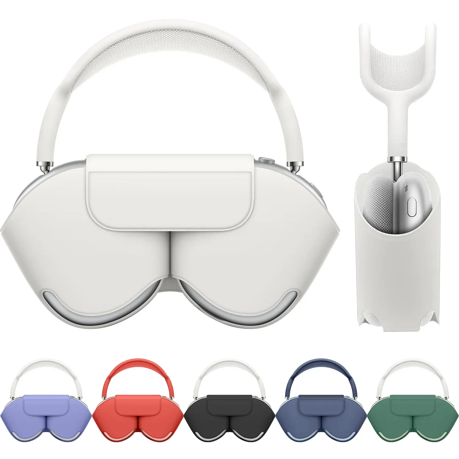 Ahorra a lo Grande en Compras al por Mayor de AirPods Max Cover Leather  Para AirPods Max Auriculares Ayuros Inteligentes Potenos Protectoras Cetas  De