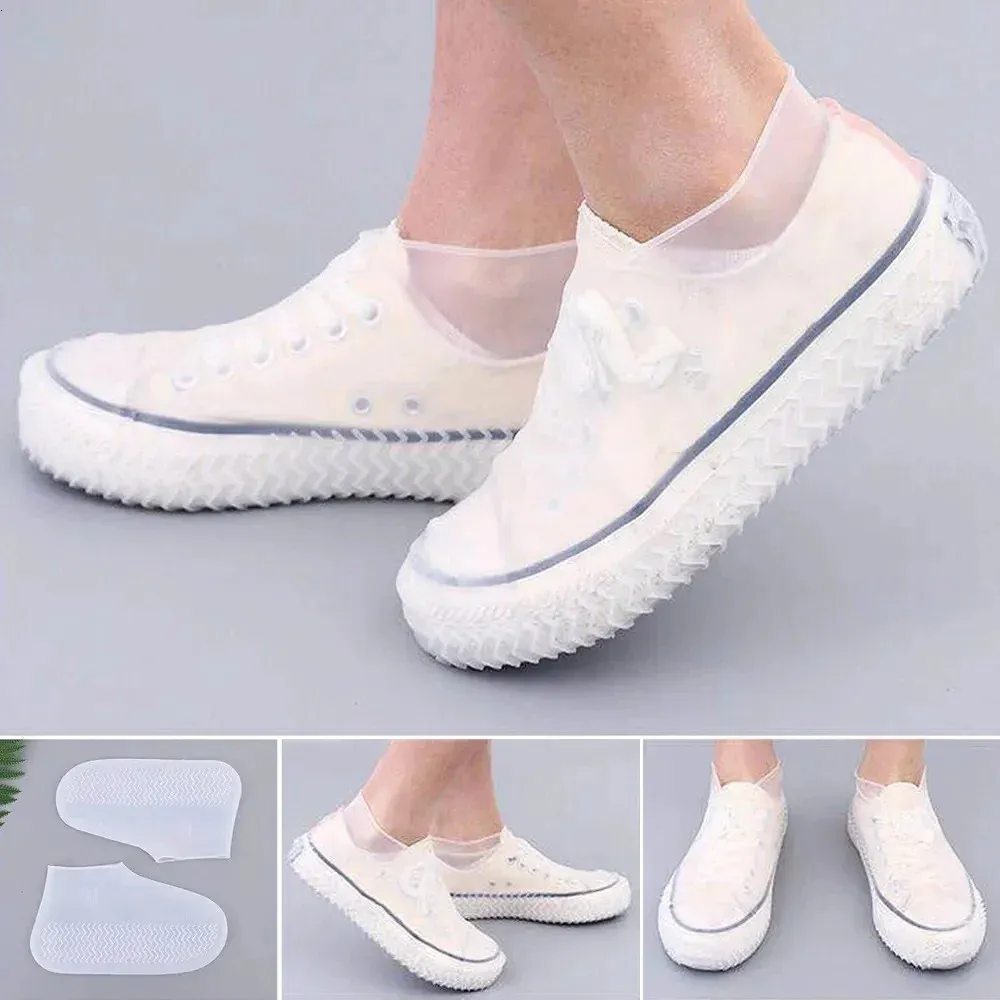Waterproof Shoe Covers For Rain Protection Durable Rain Boots Gear_voghion.com