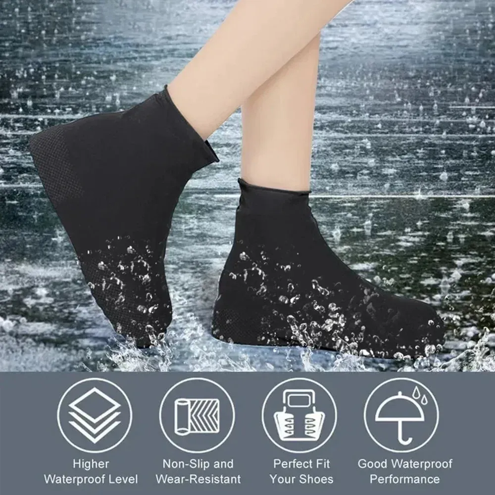 Rain Shoe Waterproof Covers For Shoes Protector Cover Boots Gear Household Merchandises Home Garden 250529_voghion.com