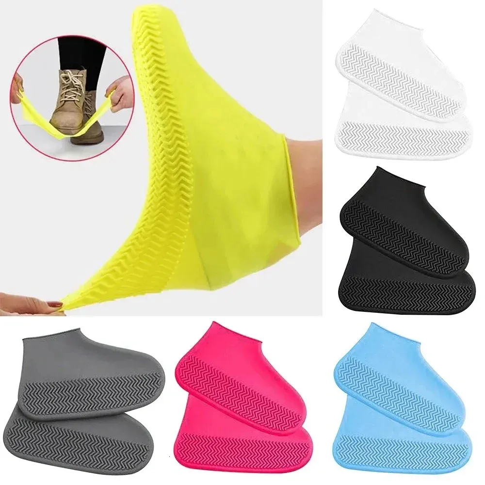 Waterproof Shoe Covers For Rain Protection Durable Rain Boots Gear_voghion.com