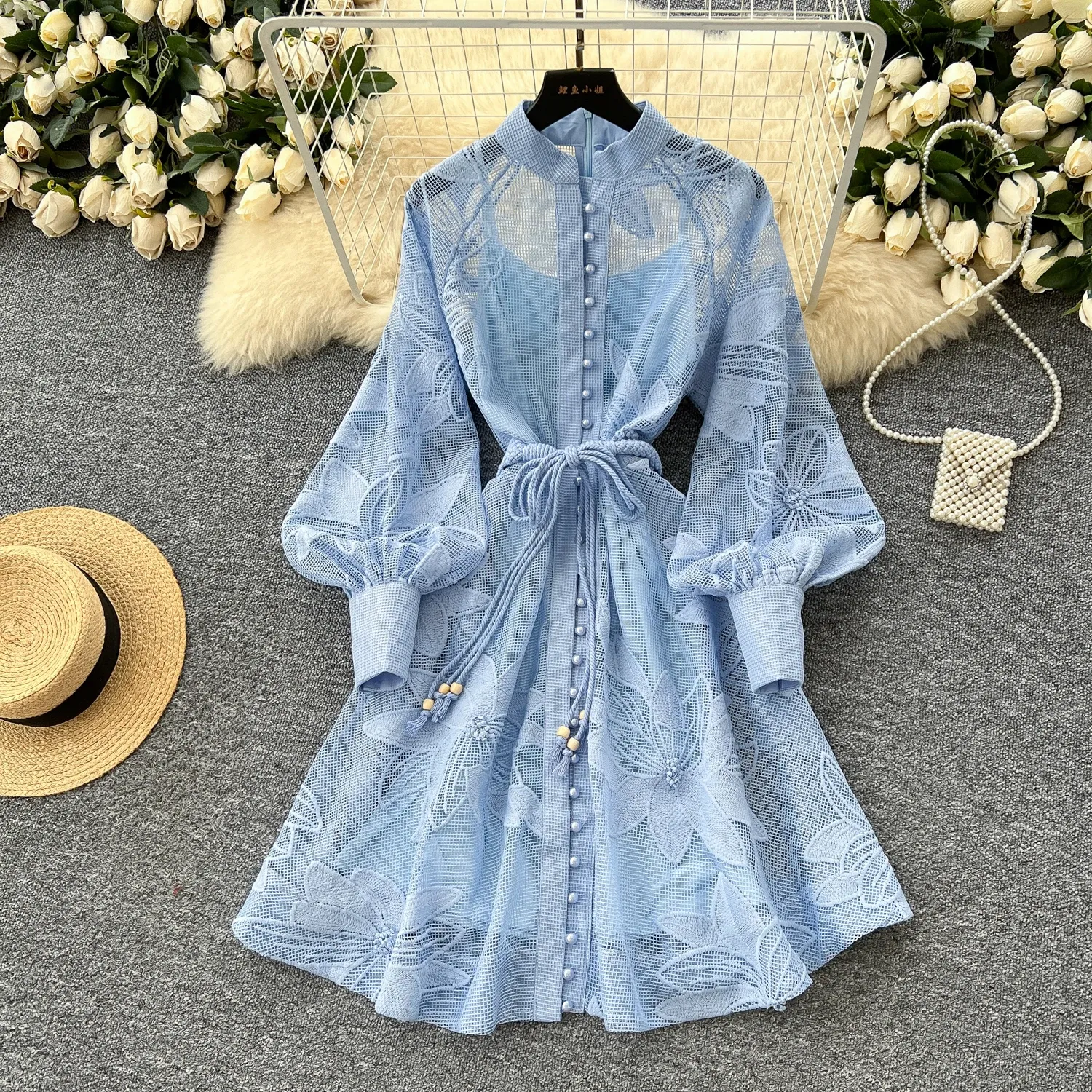 Women Casual Dresses French Lace Embroidery Stand... From Xiongstore, $40.21 In Bulk | DHgate.Com Women Casual Dresses French Lace Embroidery Stand... From Xiongstore, $40.21 In Bulk | DHgate.Com
