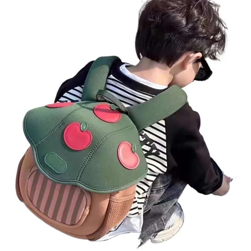 Tiktok Backpack Kid Novel Mushroom Shape Backpack Cute Small