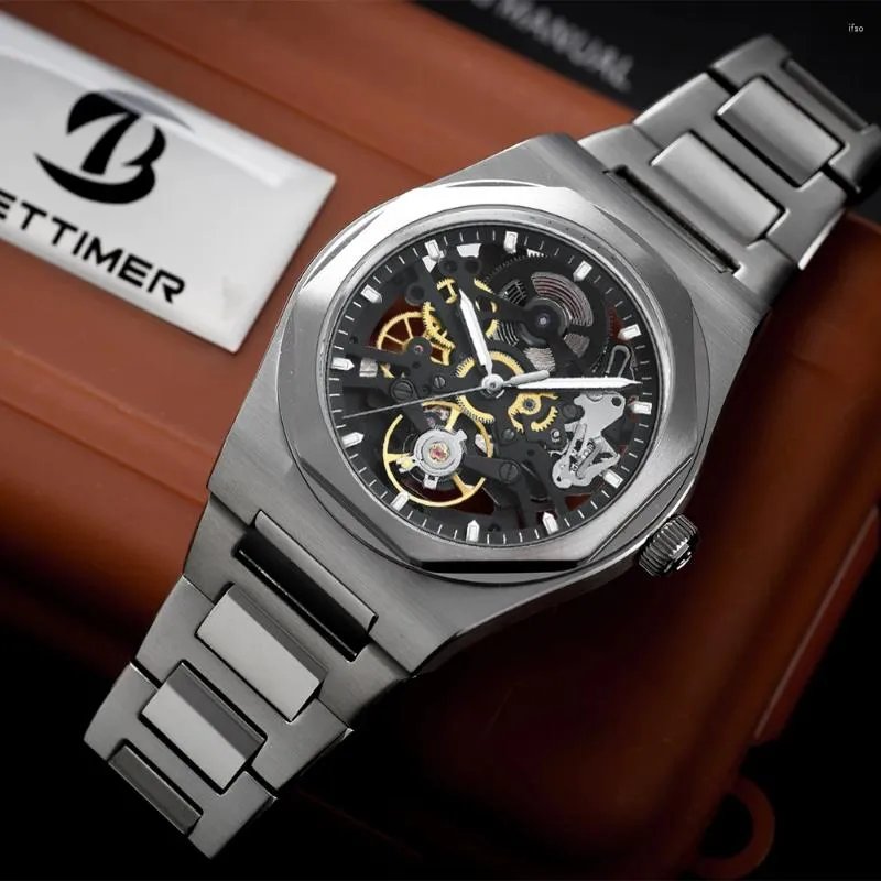 Zeiger Orologio Uoo Da Tasca Orologio Steapunk Scheletro Eccanico Orologi Uoini Retro - Foto 5