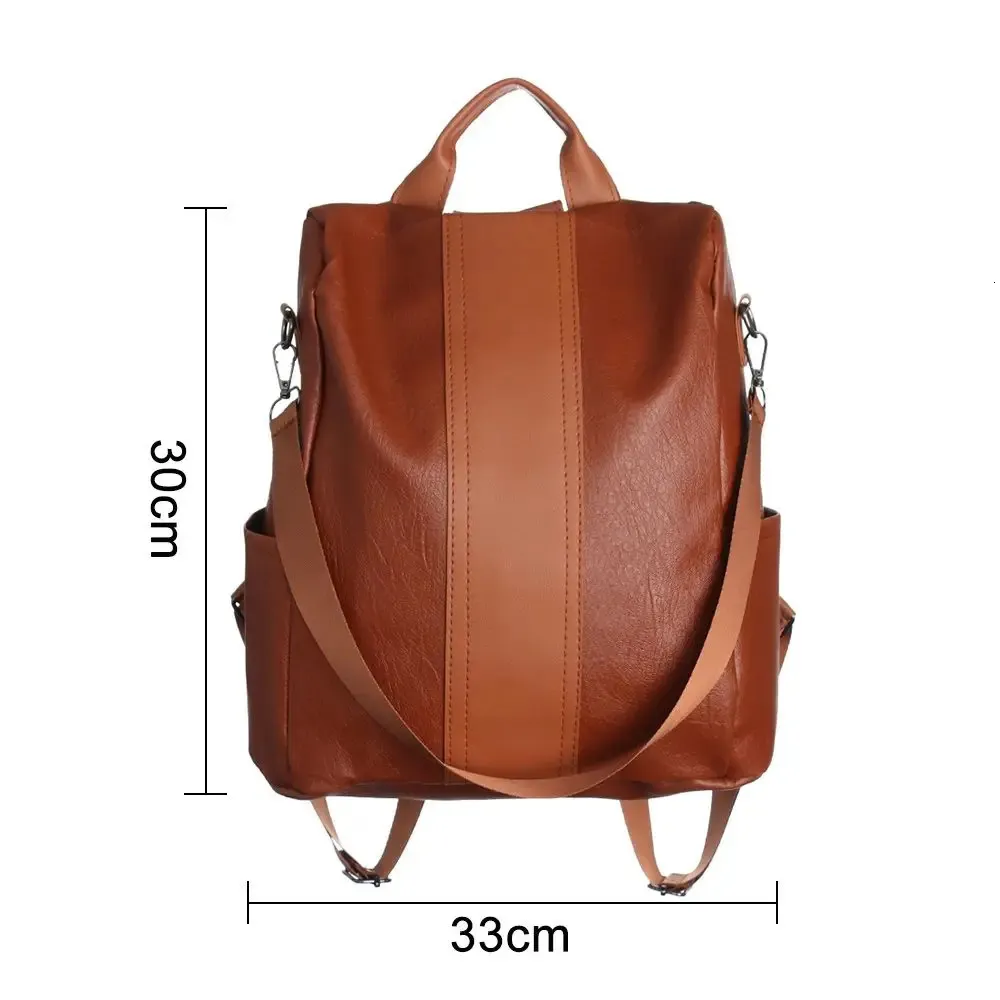 Diebstahlsicherer Rucksack, Freizeitrucksack, Outdoor-Rucksack für Damen, Schultertasche, Reise-Multifunktionstasche 250526_voghion.com