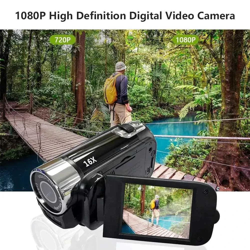 1080p HDデジタルカメラ2.7インチ回転SN 16x Zoom Sports DV Video