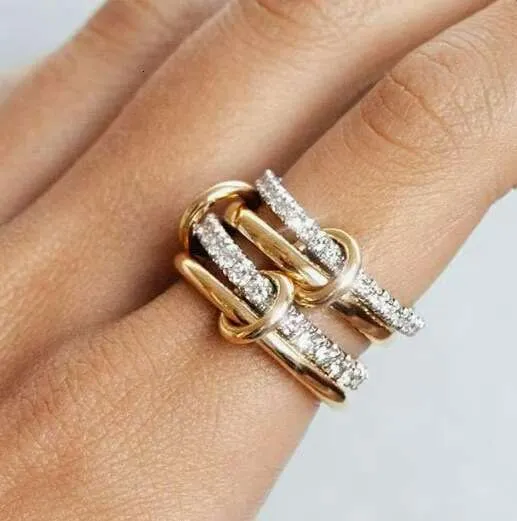 Stack Rings Titanium Elegant Stackable Rings With Sparkling Cubic... From Petroin, $12.89 ...