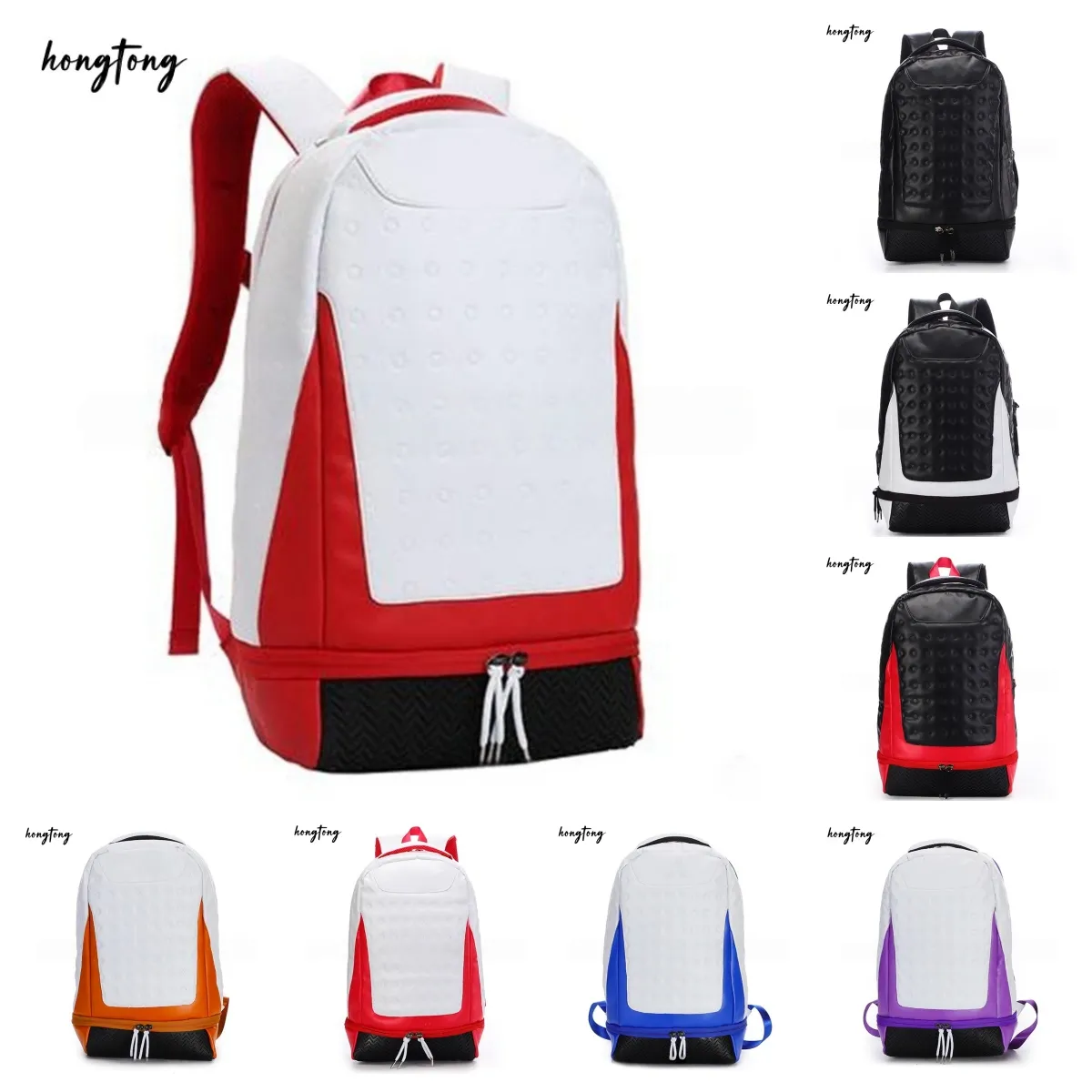 Basketball backpack unisex polyester sports bag large capacity 36-55L ...