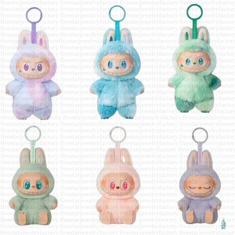 New Labubu Keychain Set Plush Bag Designer Keychain Labubu  display picture 3