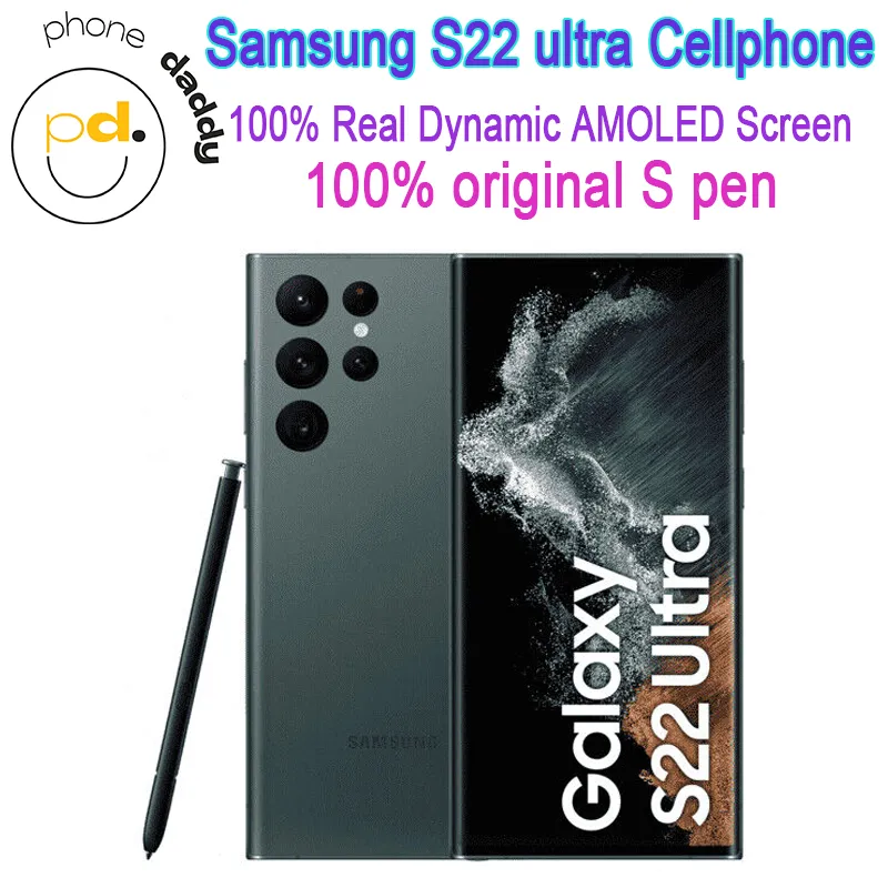 Original Samsung Galaxy S22 Ultra 5G S908U1 Unlocked From