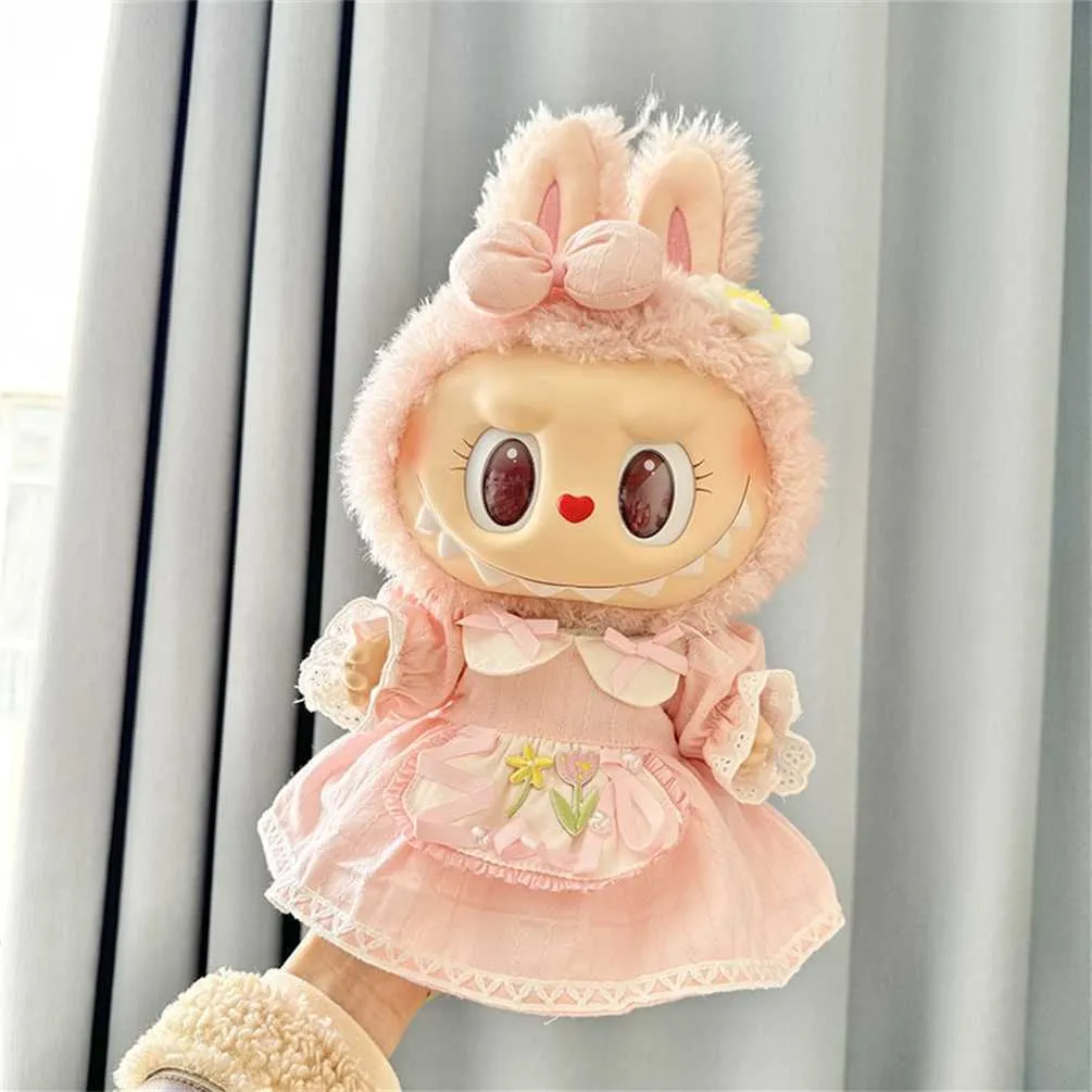 38cm Plush Clothing Labubu Doll MOKOKO Pink Tulip... From 8,13  | DHgate
