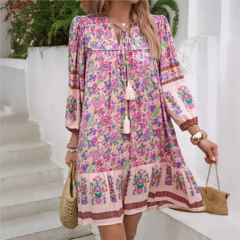 cotton or rayon summer dresses Xaqiouau Women Sleeveless VNeck Relaxed Swing Midi Dress MultiLayer Frill  Hem Cotton Rayon Spandex Blend Soft Airy Summer Beach Sundress Everyday  Wear Dress Beige XXL