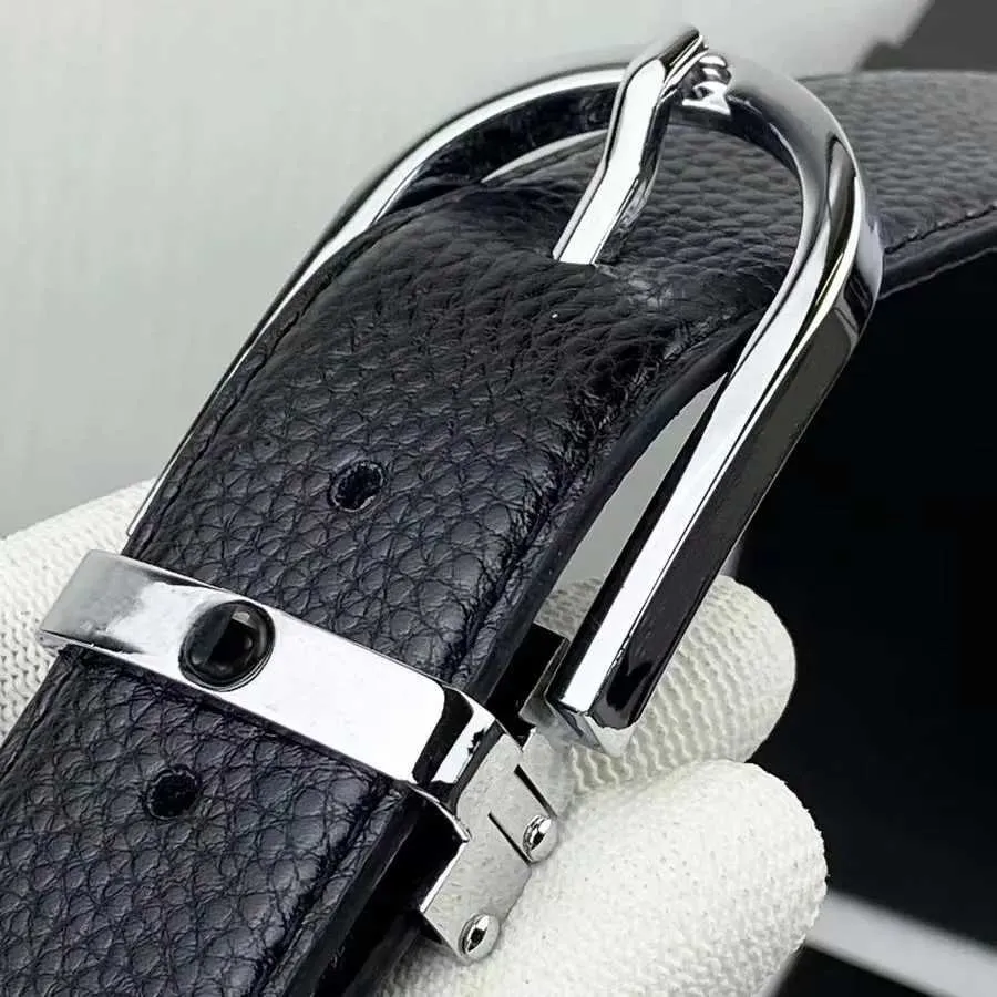 Fashion MB Alloy Buckle Designer Waist Belts For Men Strap High Quality W250604_voghion.com