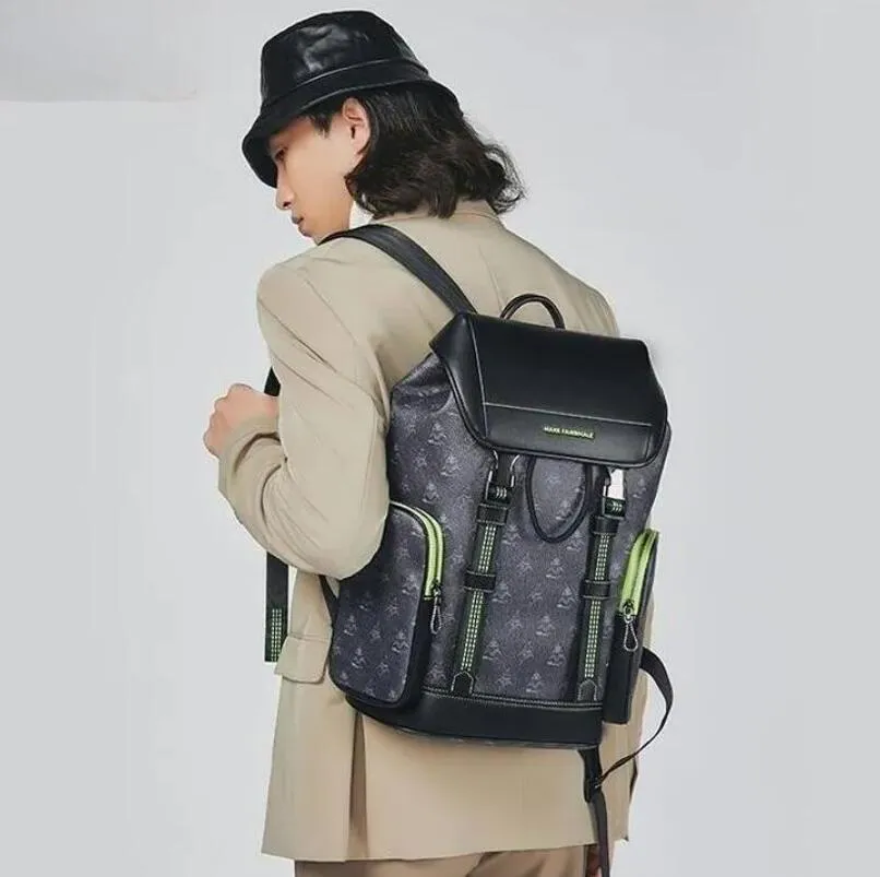 brand designer leather backpacks Company Logo Branded Backpack initials or message to your backpack and get discounts on bulk orders! Large Capacity Backpack pu leather