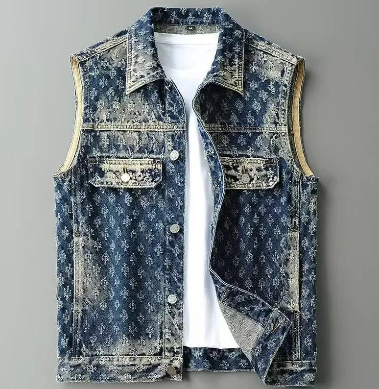 Save Big on Bulk Mens Fashion Tanks Men's Sleeveless Denim Jacket: Casual  Fashion Tank Top With Jean Vest Style Best Deals on DHgate