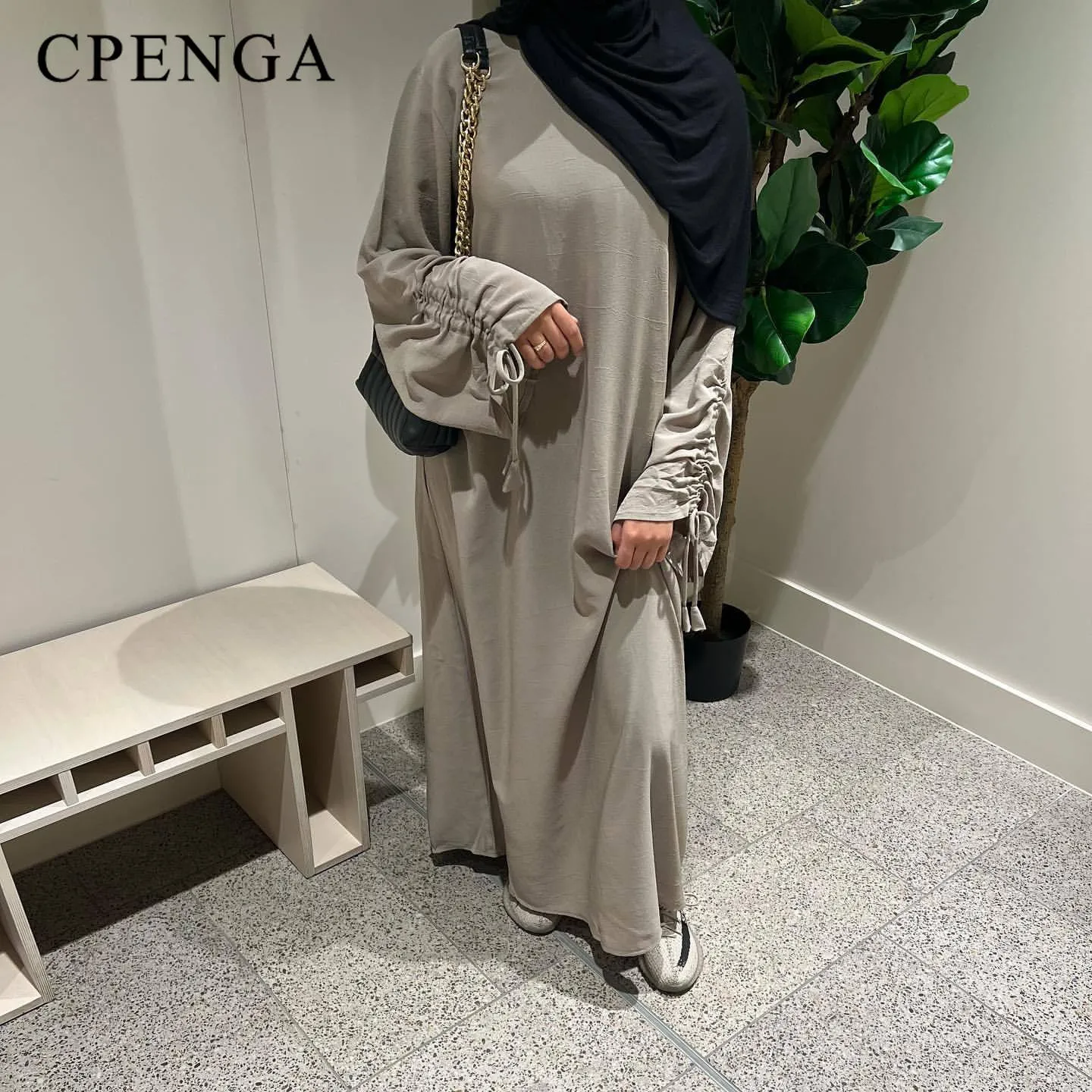 Saudi Arabia Modest Muslim Women Dress Plain Solid... From Dhchicboutique,  $17.45 | DHgate.Com