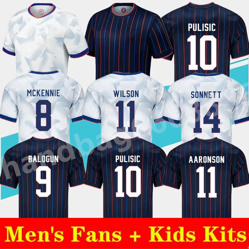 Save Big on Bulk Us Pulisic Jersey US Men's Soccer Jersey 2025/26 Home/Away  Pulisic, McKennie, Ertz, Press, Wood, Morgan, Lloyd USMNT Football Shirt 