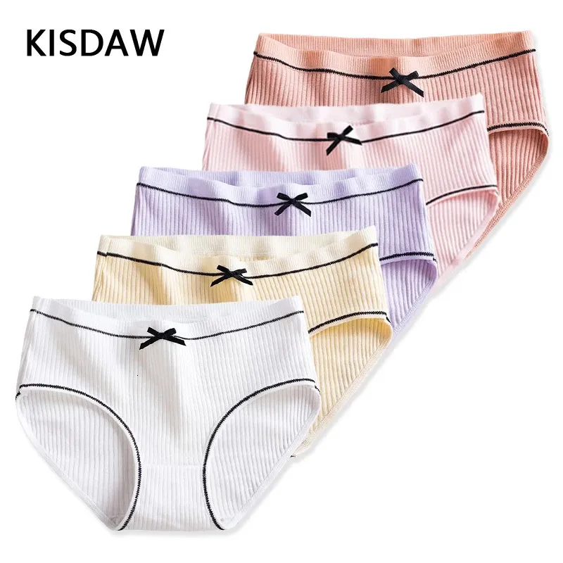 Adolescent Girls Cotton Underwear Ribbed 8 16... 