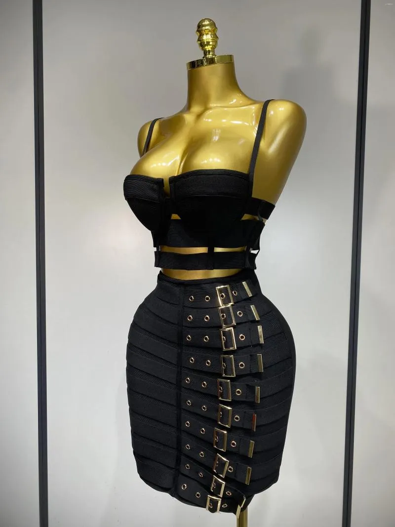 two piece bodycon bandage dress Black Bandage Skirt Set For... From Ladychic66, Rs.2,649.59 In Bulk Dusty Rose/Gold the crisscross neckline and Style:BM5195L Doreen | Mint Long-Sleeve