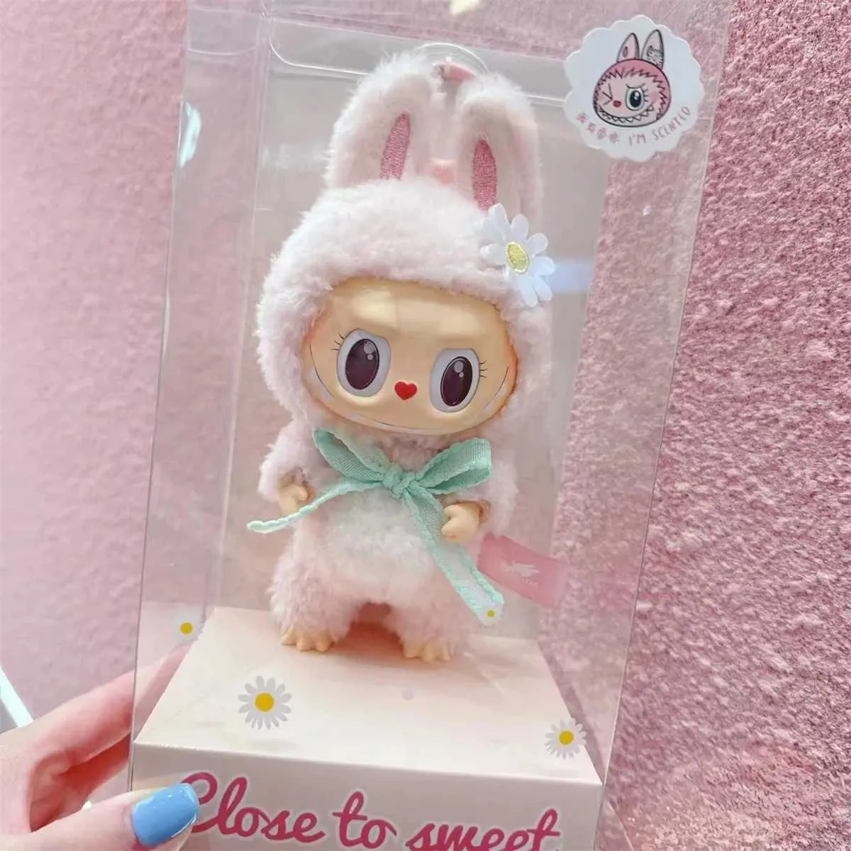 Spring Labubu 2025 Pink Labubu Mokoko 1st Spring Flower Sweetheart Vinyl Doll Kawaii ...