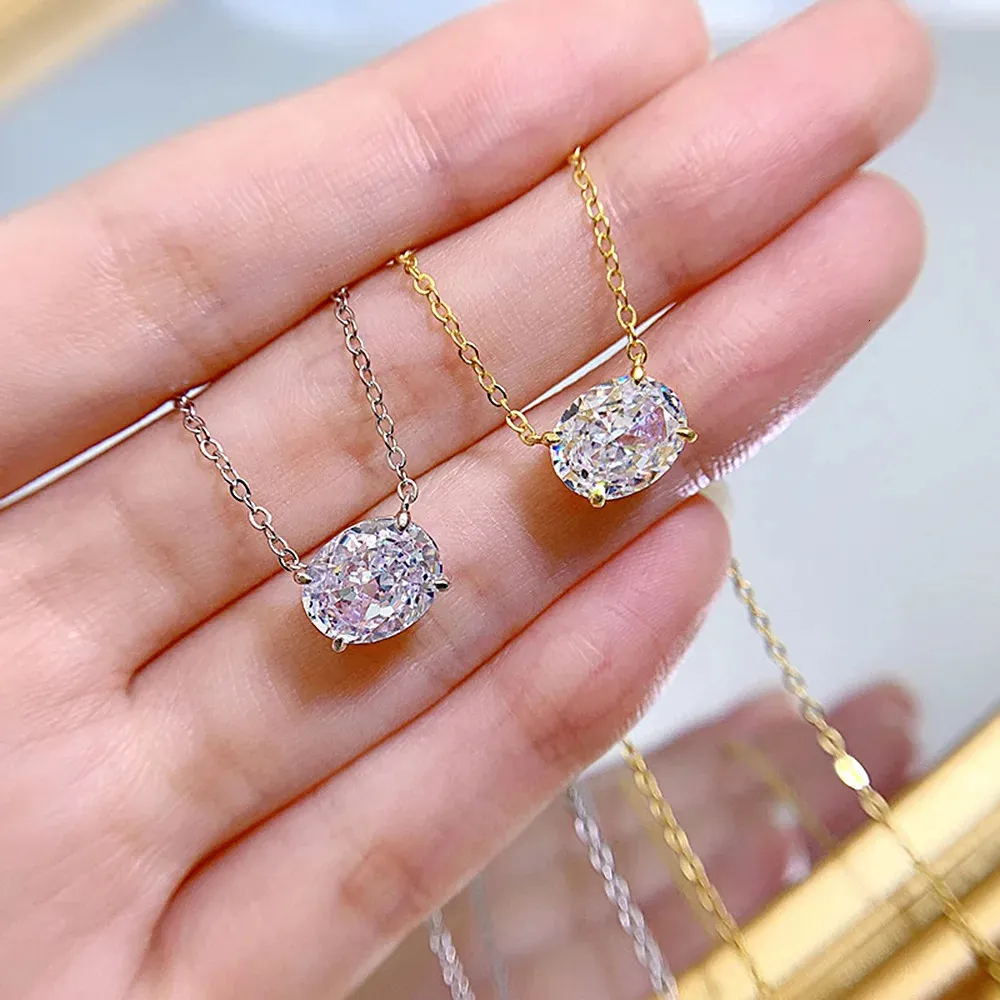 Collar Para Mujer Plata Ley .925 Con Diamante | Meses Sin Interés