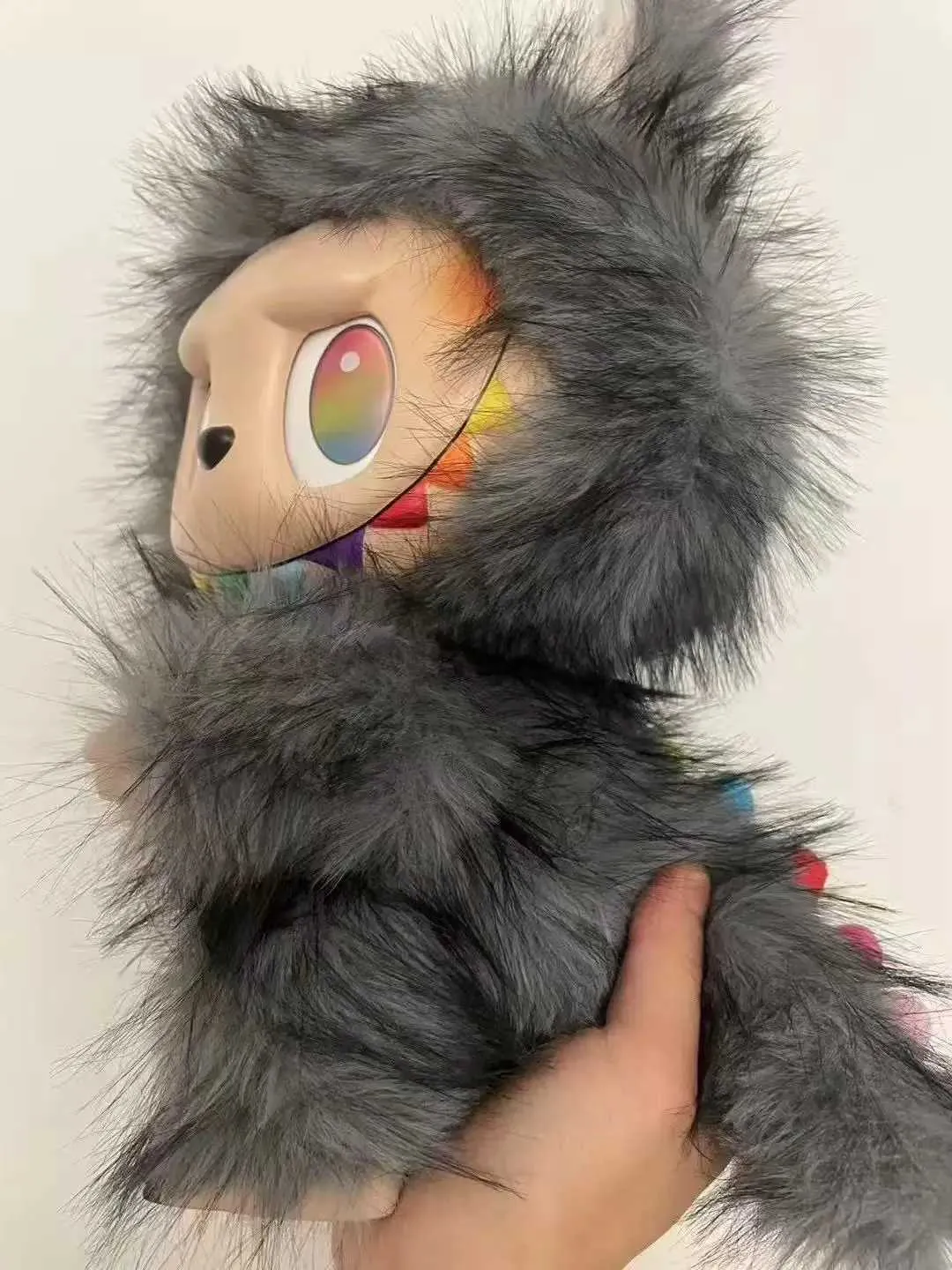 Labubu Toy: 38cm Zimomo & 17cm Pink Labubu Angel Creative
