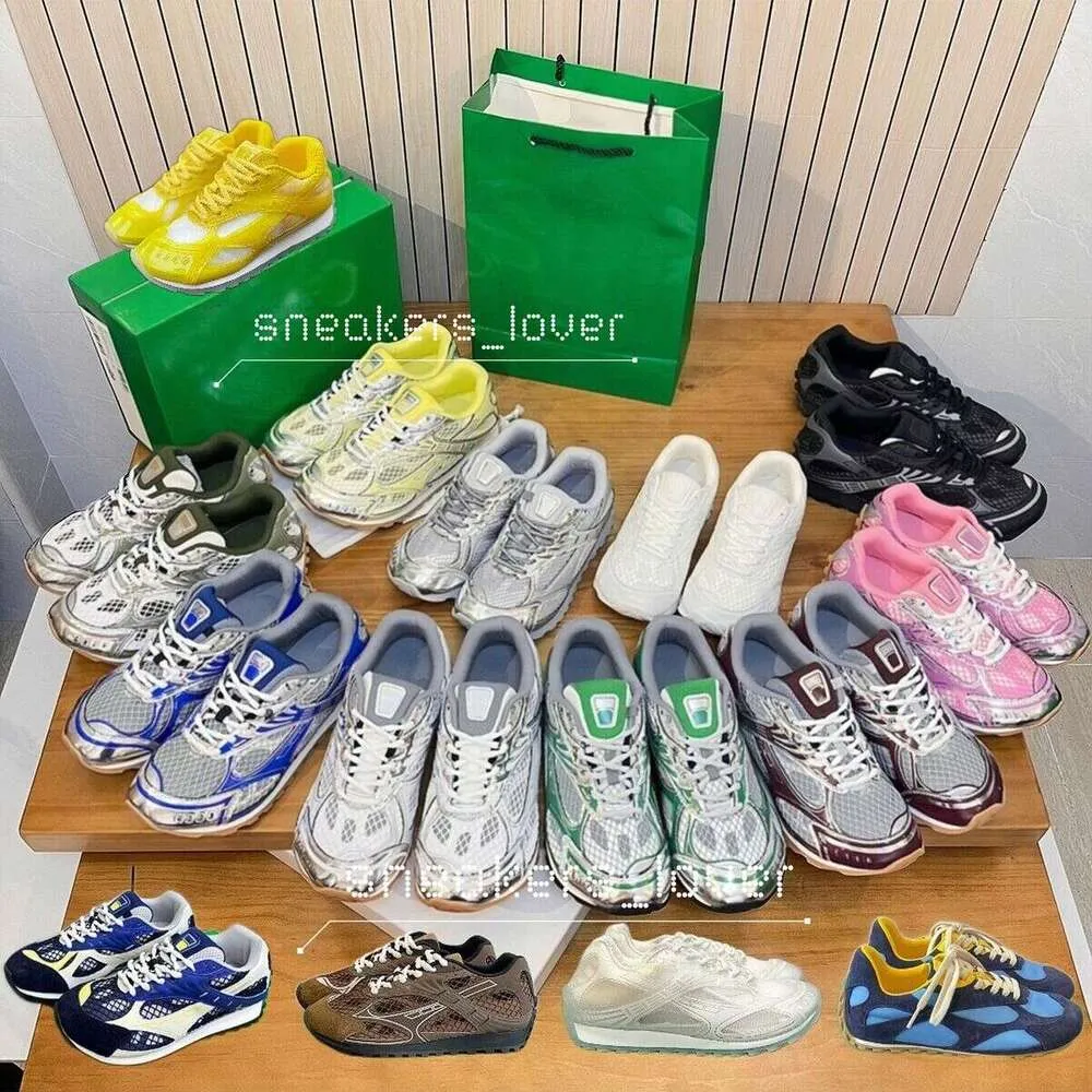 Save Big on Bulk Sneakers In Mesh Top Quality Sneaker Designer Runner  Casual Women Men Trainers Metal Leather Mesh Nylon Fabric Sneakers Green  Blue