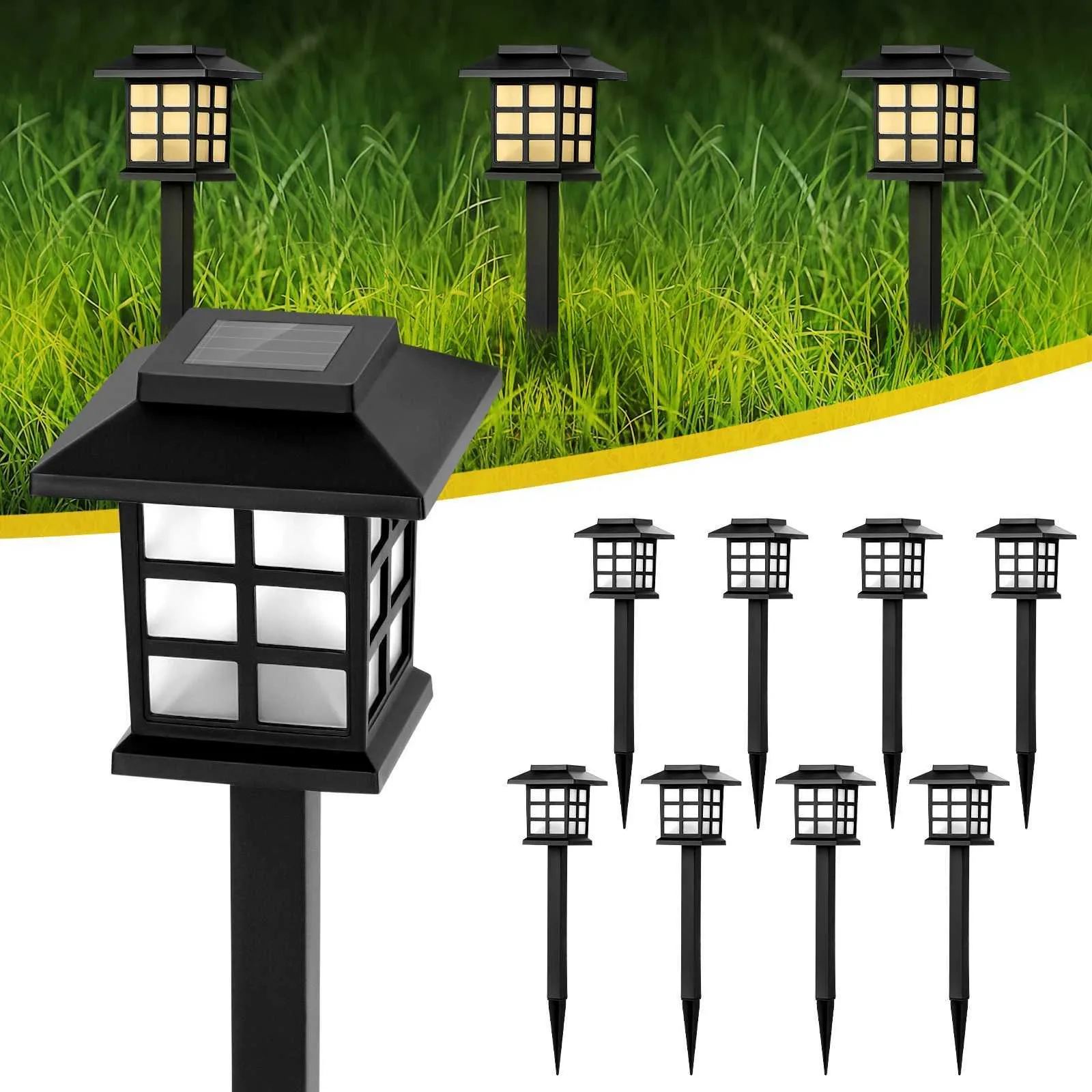 Linkind Solar Lights Outdoor,Motion Sensor Solar Security Lights, IP65