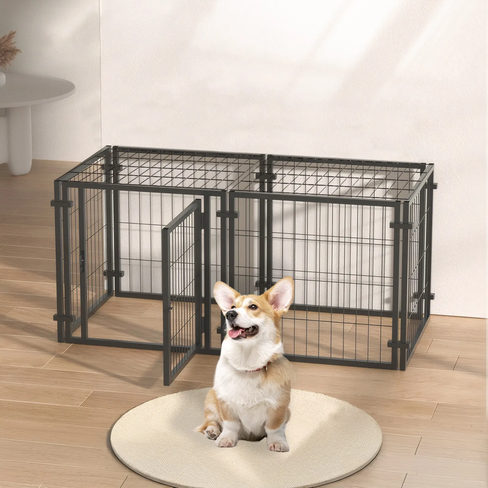 Save Big on Bulk Dog Crate For Small Medium Large Dogs Puppy Dog Playpen  For Yard Indoor Outdoor Use Pet Dog Cage Kennel X X 
