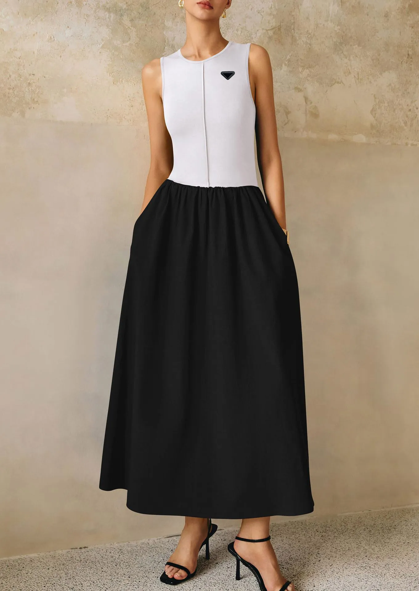 Women's 2-Piece Split Print Casual Dresses Designer Dress New Fashion Style  Set