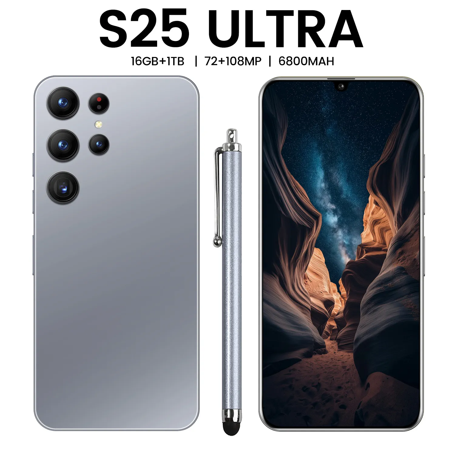 S25 Ultra Smartphone 3GB RAM 64GB Storage 6.7 in HD Screen Android ...