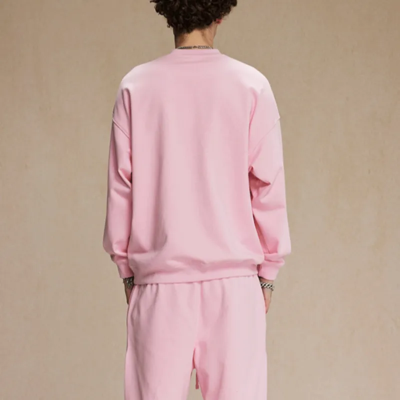 Mens Silver 3D Logo Yin And Yang Jumper Designer Crew Neck