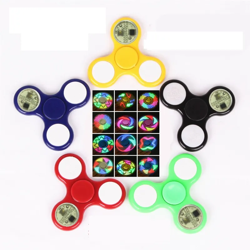 Genérico Peonza Iluminada - Spinner con Flash Musical, para Girar con La del Dedo | Colorido LED Musical Giratorio Peg Tòp, Giroscopio Eléctrico con Brillo De Sonido para Diversión En Interiores