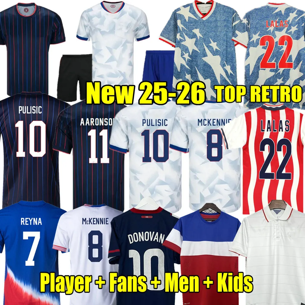 PULISIC 2024 United States McKENNIE 24 25 26 Soccer Jerseys 2025
