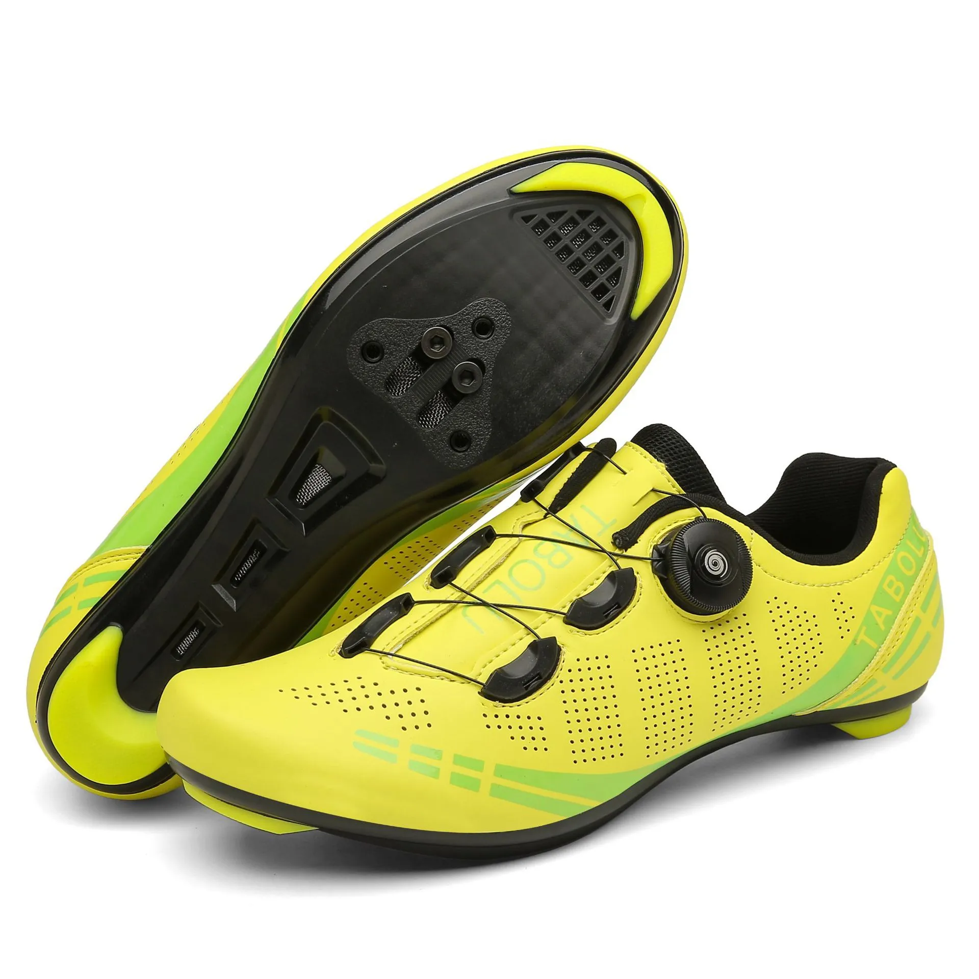 Chaussures De Cyclisme VTT Homme – Respirantes, Légères Avec Cales Automatiques – Parfaites Pour Le Vélo Et La Randonnée (Neuf, Léger Défaut Possible)