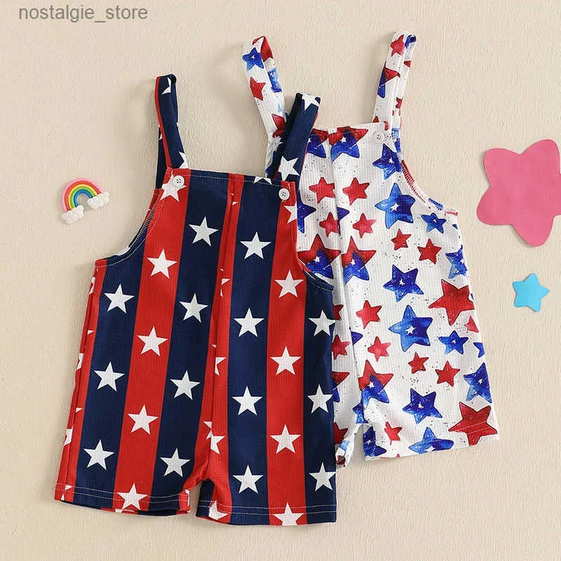 Save Big on Bulk Summer Newborn Baby Romper Boy Clothes Newborn Baby Boys  4th Of July Romper: Star Striped Sleeveless Jumpsuit For Infant  Independence