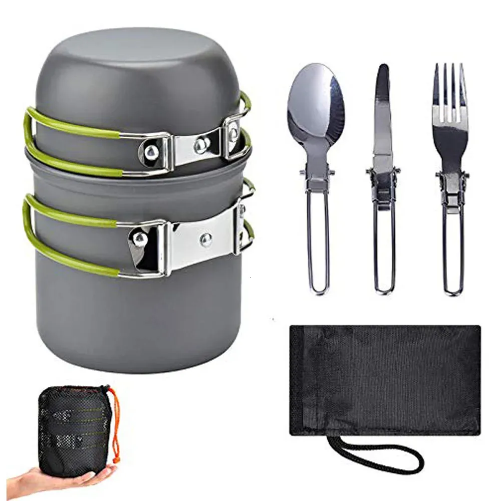 Portable Stainless Steel Camping Cookware Set ... From Reliefstore, $23 ...