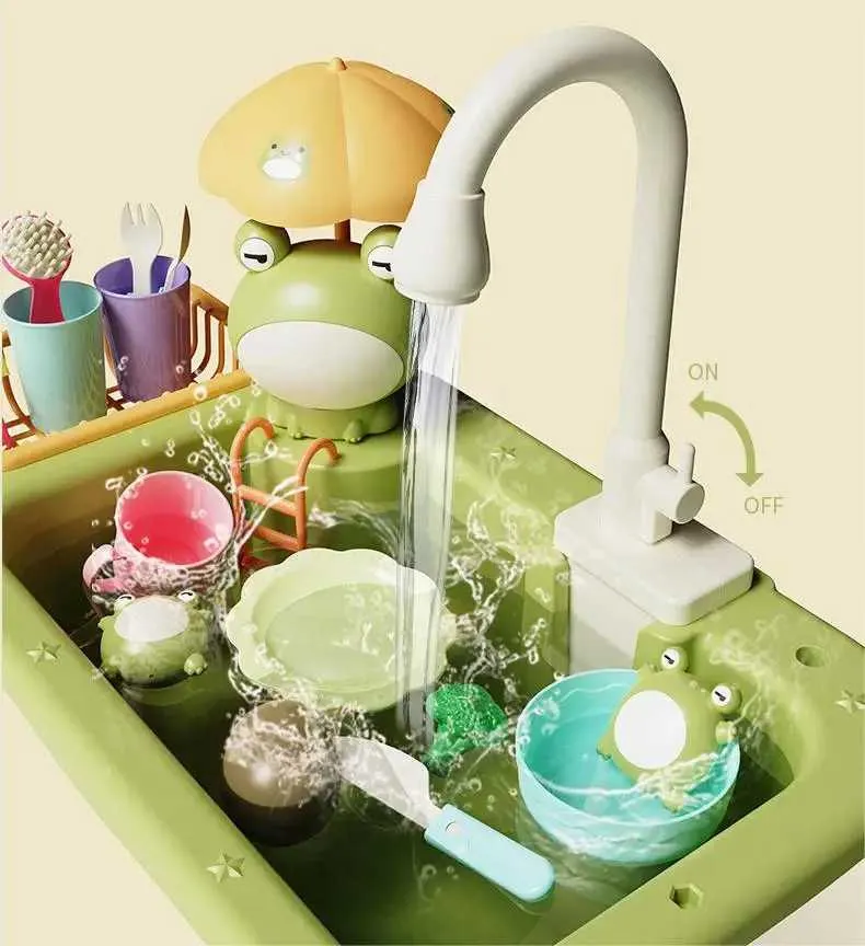 Mesa De Agua Para Niños 4 En 1 Con Grifo Y Bomba | Juguete Sensorial De Agua Corriente Para Jugar Dentro Y Fuera De Casa | Regalo Ideal Para Cumpleaños De Niños Y Niñas De 4 A 8 Años