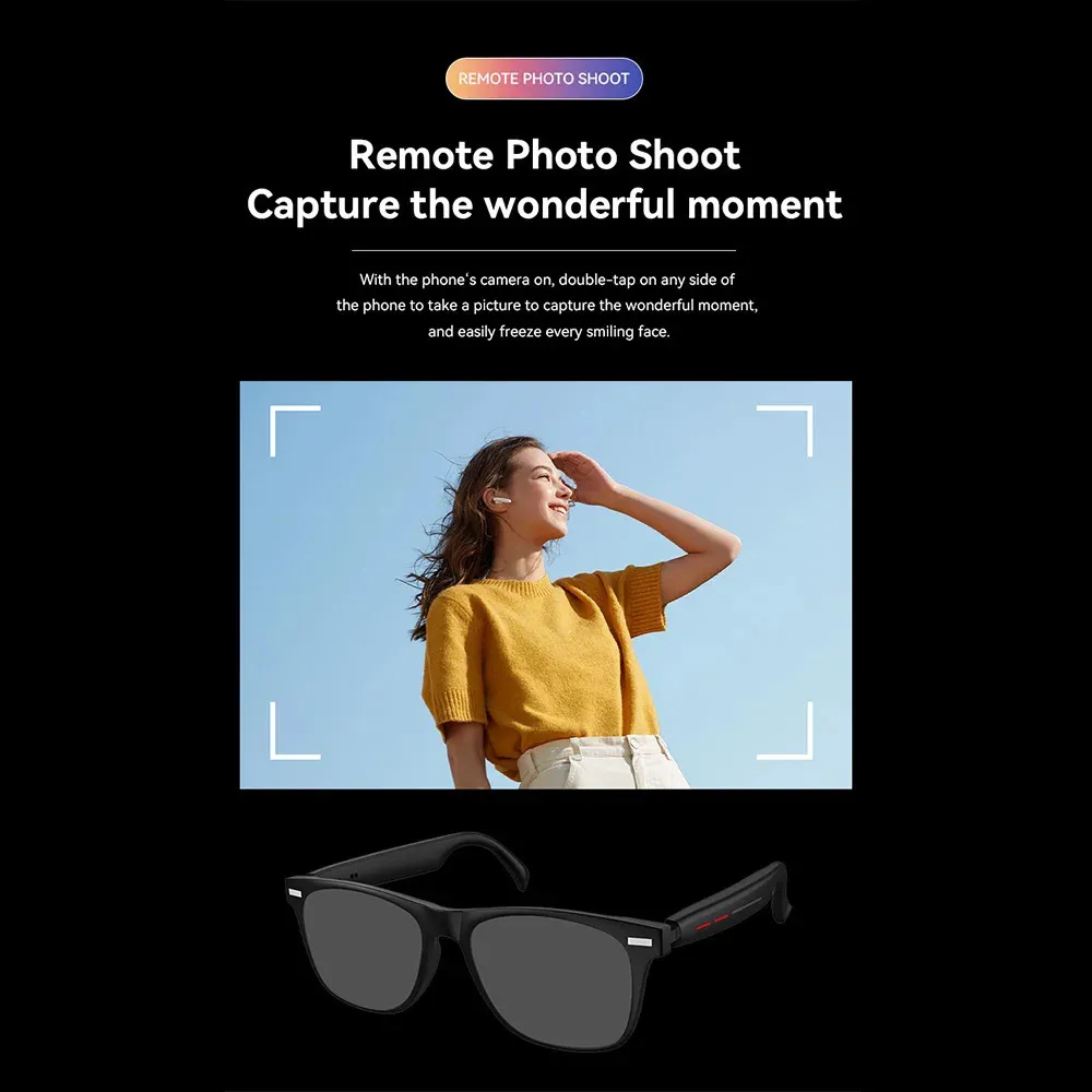 Lunettes Intelligentes Avec Traduction En Temps Réel – Bluetooth, Vidéo, Annulation De Bruit, 163 Langues