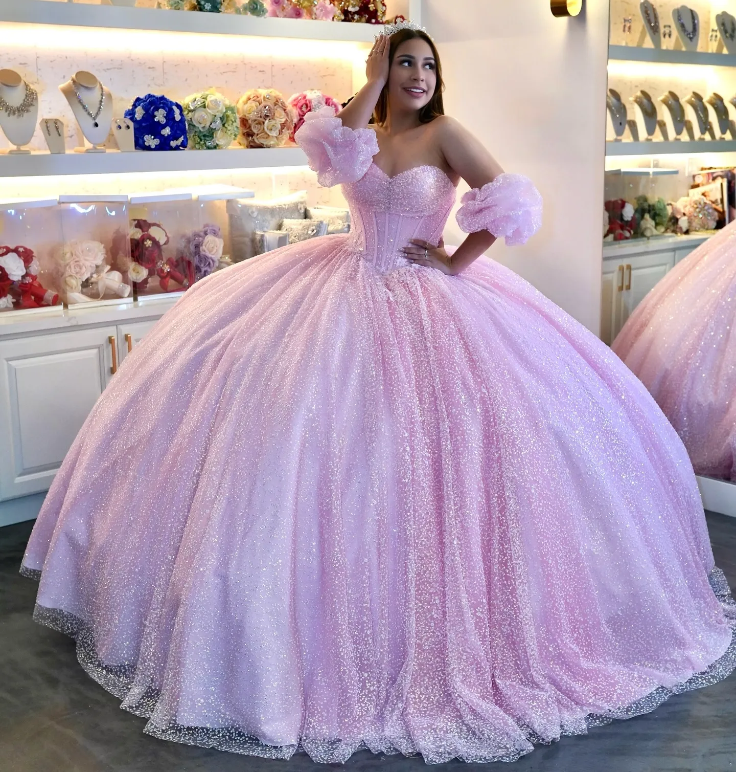 after party quinceanera dresses Would you wear the mini dress for your surprise dance or after party? Comment! , Limited Edition Dress now available only at #Moda2000! Book your in store / virtual M2K Experience!, #quince