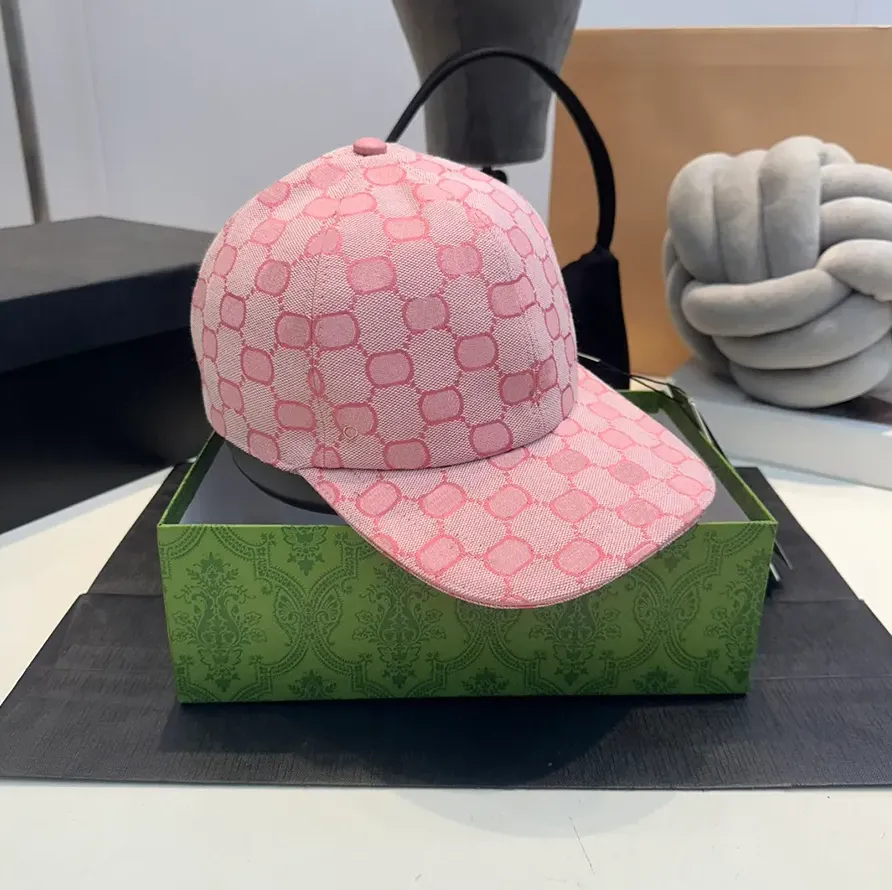 Luxury Designer Unisex Womens Pink Baseball Cap With... From  display picture 2