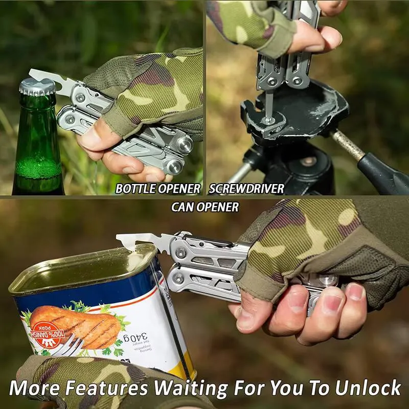 Multitool Durable Metal Sharp Blade Multi-Tool With Regular Pliers Wire Cutter Screwdrivers Scissors For Outdoor Use Other Hand Tools