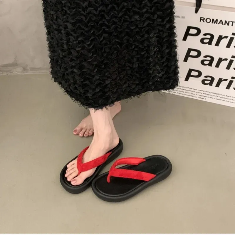 Women's Flat Sandals Beach Summer Flip Flops Casual Slide Shoes_voghion.com