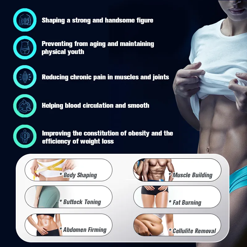 Myoslim EMS RF Body Sculpt Machine 15 Tesla From