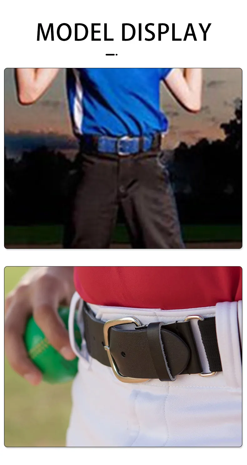 Eco-friendly Youth Baseball Belt Durable Fabric Accessory_voghion.com
