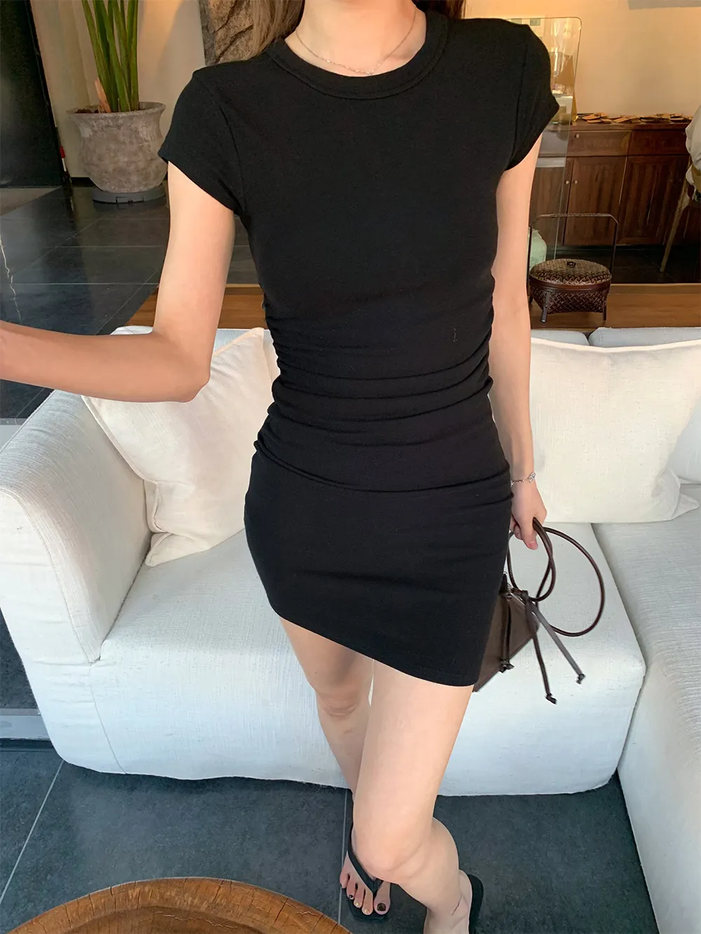 Save Big on Bulk Short High Waisted Black Skirt BLSJ230 Women's 100% Cotton Bodycon Dress With Petal Sleeves Vintage Empire Waist Mini Dress For ... Save Big on Bulk Short High Waisted Black Skirt BLSJ230 Women's 100% Cotton Bodycon Dress With Petal Sleeves Vintage Empire Waist Mini Dress For ...