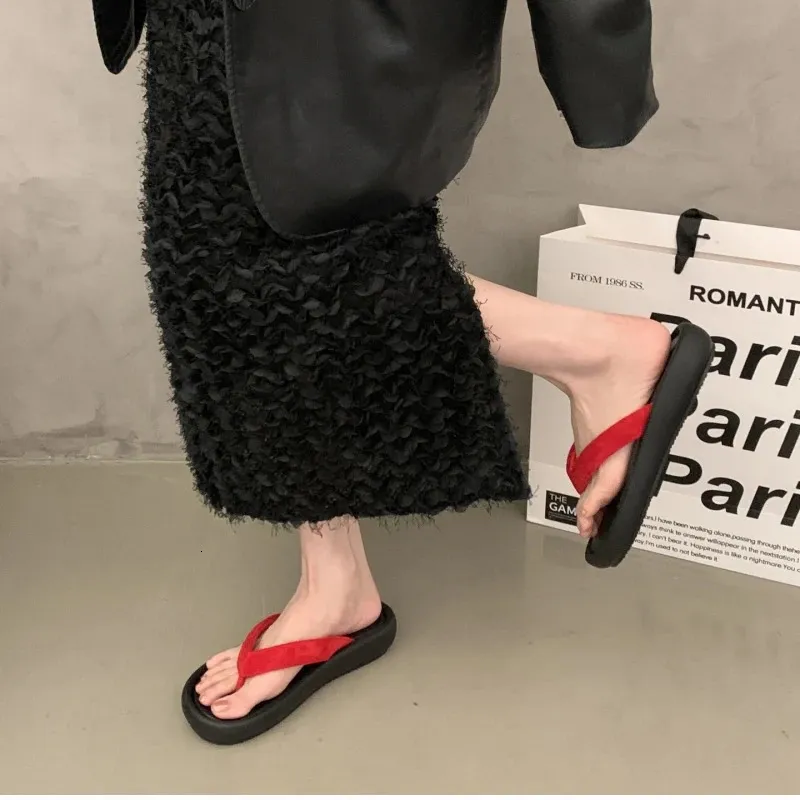 Women's Flat Sandals Beach Summer Flip Flops Casual Slide Shoes_voghion.com