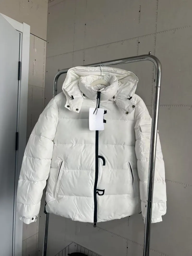 High Quality White Duck Puffer Mens Black Puffer Jacket For